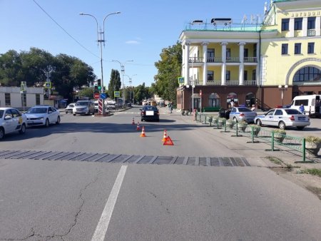 В центре Пятигорска пешеход-нарушитель попал под колеса иномарки