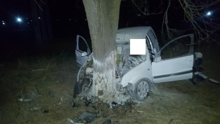 На Ставрополье девушка-водитель погибла при столкновении с деревом