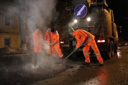 Дефекты дорожного покрытия на федеральной трассе были устранены в ночь перед рейдом дорожной инспекции ОНФ Ставрополья