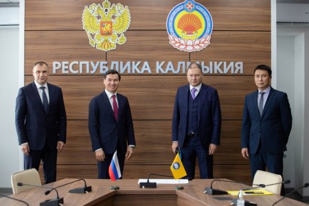 Бату Хасиков и Алексей Миллер подписали программу развития газоснабжения и газификации республики Калмыкии