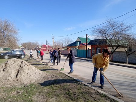 Весенние субботники стартовали в Курском округе Ставрополья
