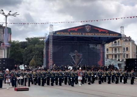 Всероссийский фестиваль военных оркестров в Ессентуках завершился гала-концертом