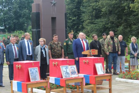 На Ставрополье возвращены останки красноармейца, погибшего в Тверской области