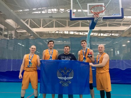 Серебряный призер первой в России Лиги ведомств по баскетболу 3x3 - команда Приморского филиала «УВО Минтранса»