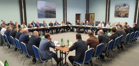 Заместитель ведомственной охраны Минтранса Андрей Роговой выступил с докладом на совещании по вопросам транспортной безопасности в Пятигорске