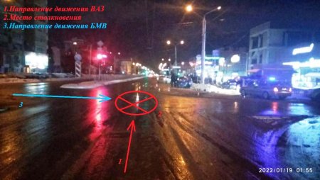 В Ставрополе при столкновении двух автомобилей погиб один человек и четыре получили травмы
