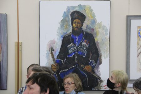 В Ставрополе заработала выставка с портретами казаков