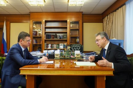 Александр Новак провел рабочую встречу с губернатором Ставрополья