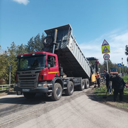 В селе Нины Советского округа отремонтировали две дороги