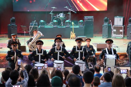 Военный оркестр Росгвардии стал участником музыкального фестиваля в Дагестане