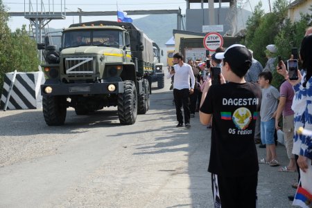 В Дагестане встретили росгвардейцев – участников спецоперации