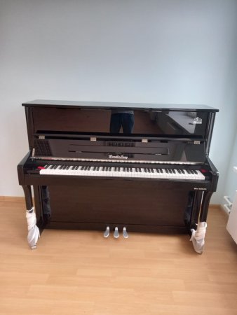 В новом детском саду селе Гражданском установили два новых фортепиано