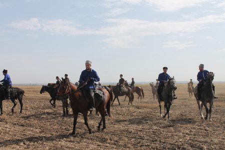 На Ставрополье завершился трехдневный казачий конный переход