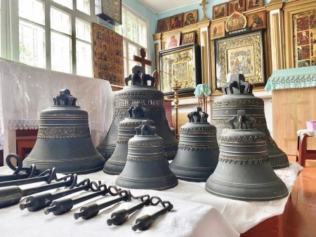 В Свято-Покровском храме Ессентуков появились новые колокола весом 339 килограмм