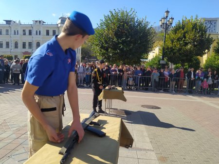 Школьные военно-спортивные игры в поддержу мобилизованных прошли в Кисловодске