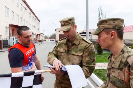 Сбор с кандидатами для поступления в военные учебные заведения прошел в Северо-Кавказском округе Росгвардии