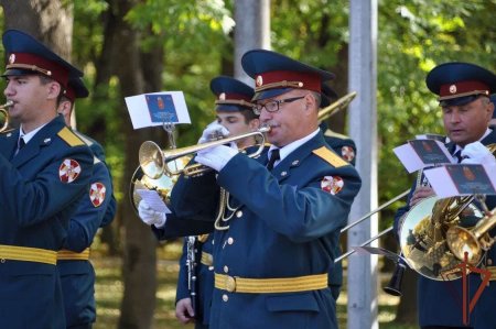 Оркестр Росгвардии принял участие в торжественном открытии памятника воинам-интернационалистам в Ессентуках