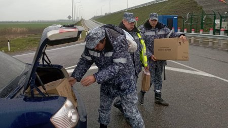 Ведомственная охрана Минтранса России доставила новогодние подарки жителям Запорожья