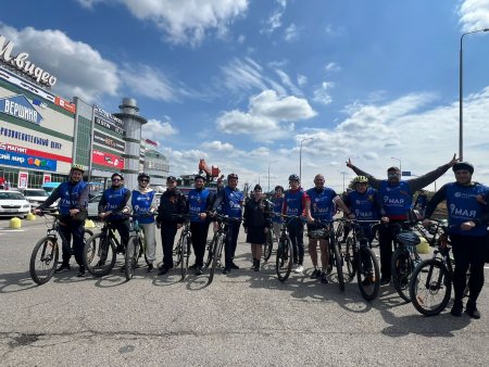 В честь Дня Великой Победы сотрудники филиала «Россети» - МЭС Юга совершили 79-километровый велопробег