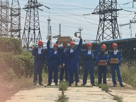 На крупнейшем энергообъекте Кубани работают стройотряды «Россети»